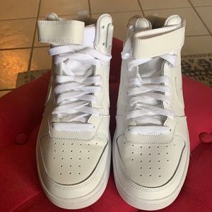 Nike Court Hightop White Sneakers